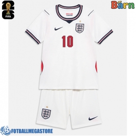 Fotballdrakt Barn England Jude Bellingham #10 Hjemmedraktsett VM 2026 Kortermet (+ Korte bukser)